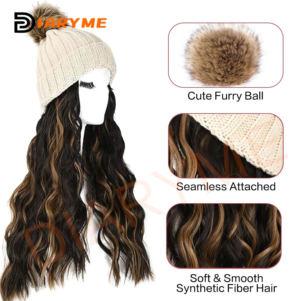Synthetic Long Wavy Hair Wigs