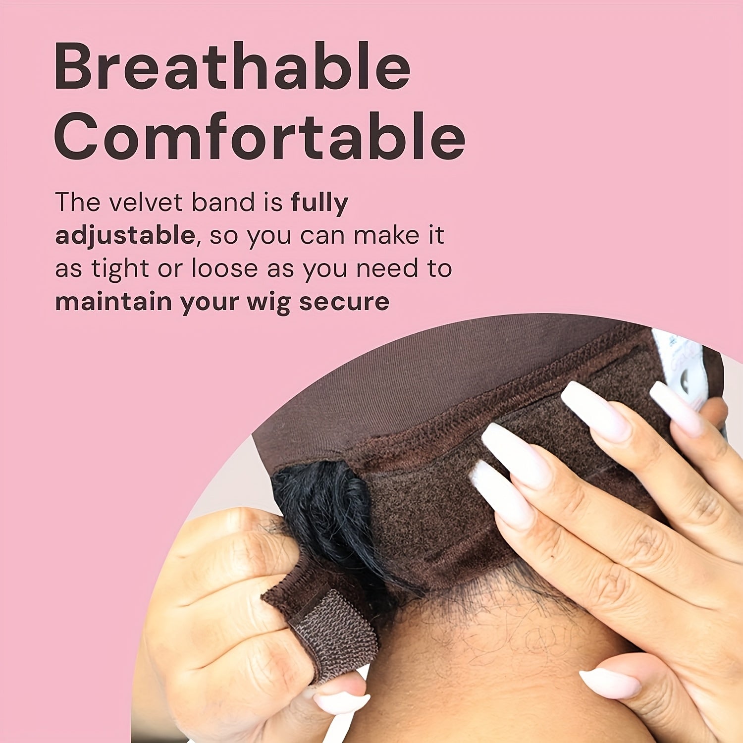 Women'S Adjustable Non-Slip Lace Wig Cap with Ear Notches, Comfortable GripFleece Technology, Transparent 4x5 Headband for Silicone Wig Fixation
