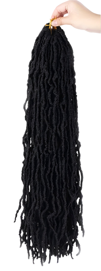 21-Strand 18" Nu Locs Crochet Hair Extensions