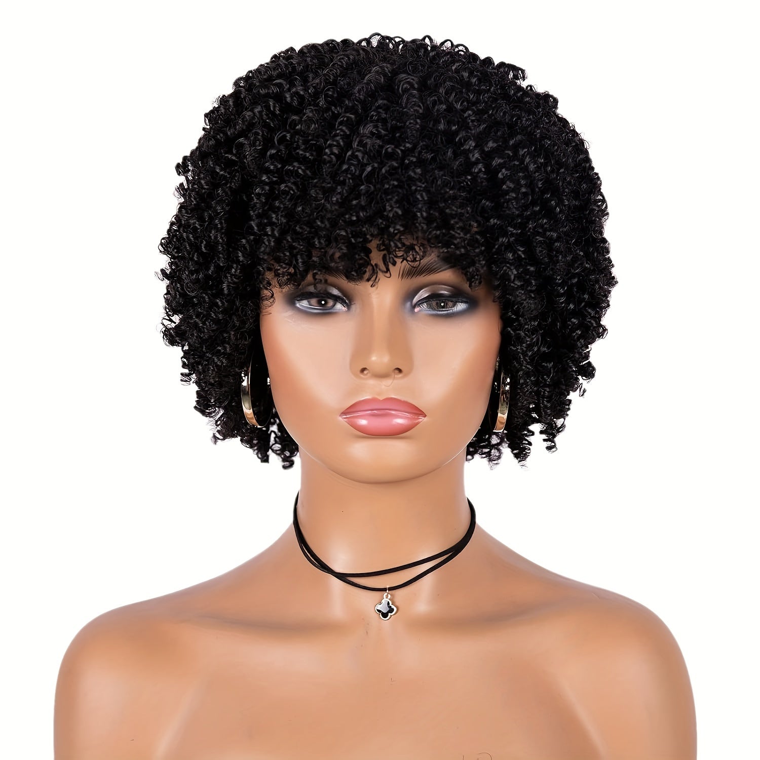 Short Black Afro wig