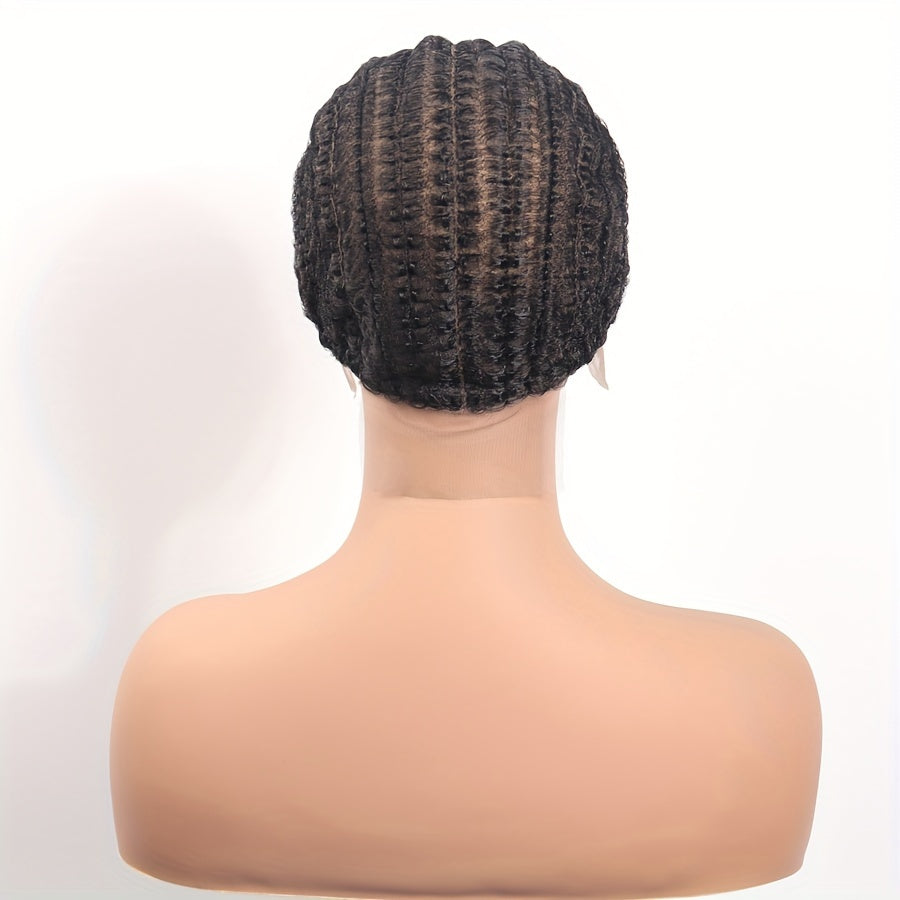 Double Lace Braided Wig Cap for Crochet & Embroidery