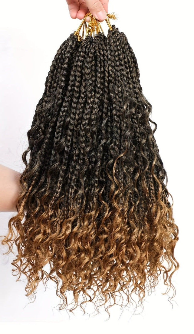 8 Packs Crochet Box Braids-14 Inch/18 Inch/24 Inch Boho Box Braids