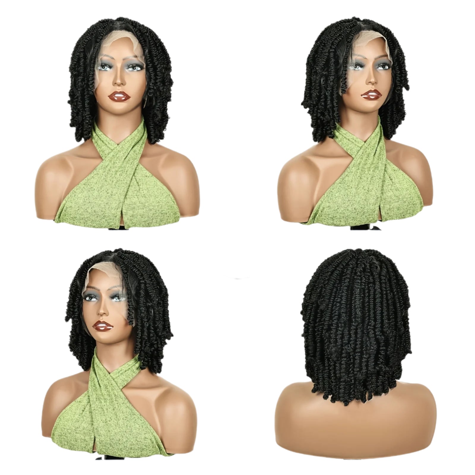 Short Bob Twist Braided Wigs 10 Inches