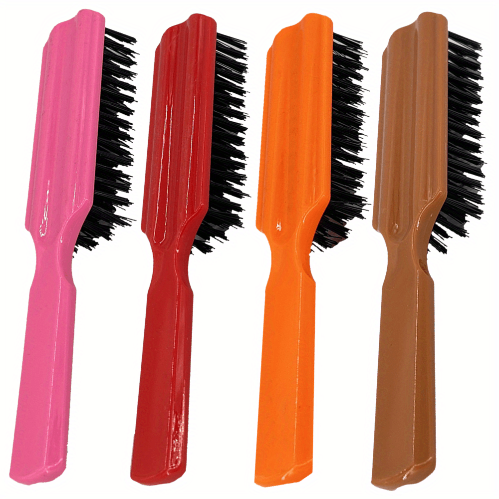 Plastic Handle Nylon Bristle Brush Hairdressing Comb Designed For All Hair Types