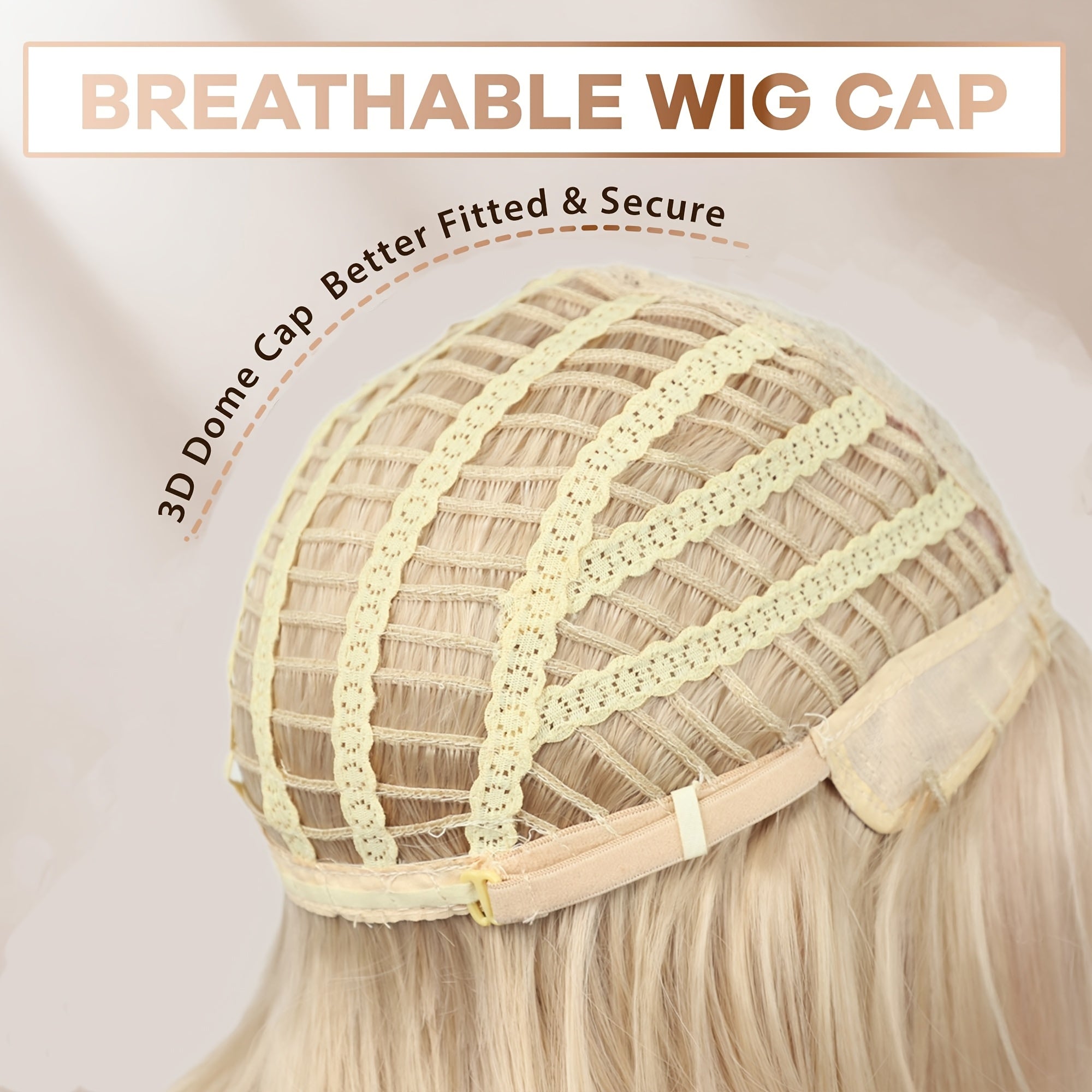 Heat-Resistant Synthetic Blonde Wig