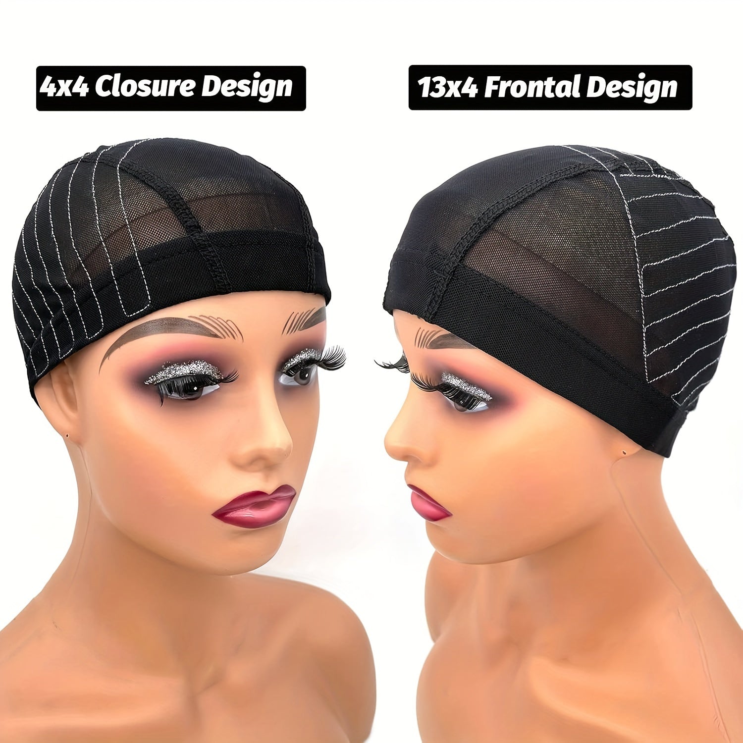Wig Caps with Guideline Map for Wig Making