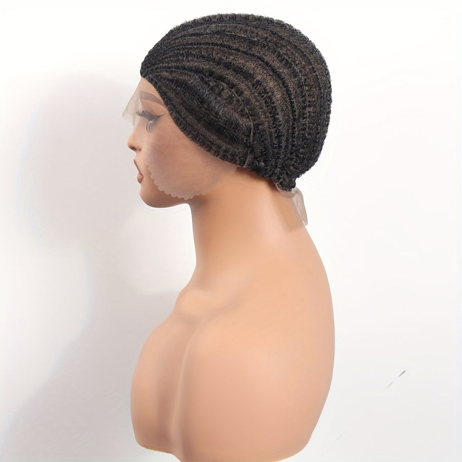 Double Lace Braided Wig Cap for Crochet & Embroidery