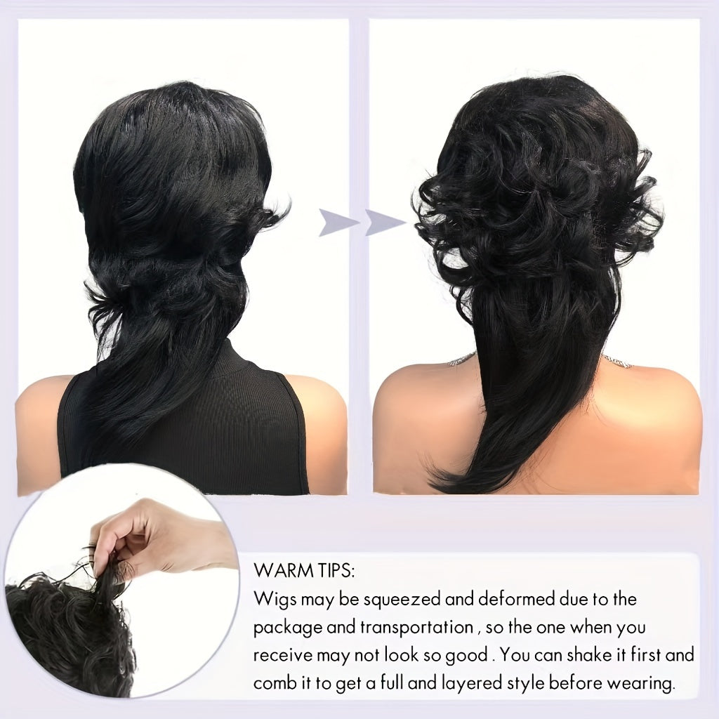 Chic Pixie Cut Mullet Wig