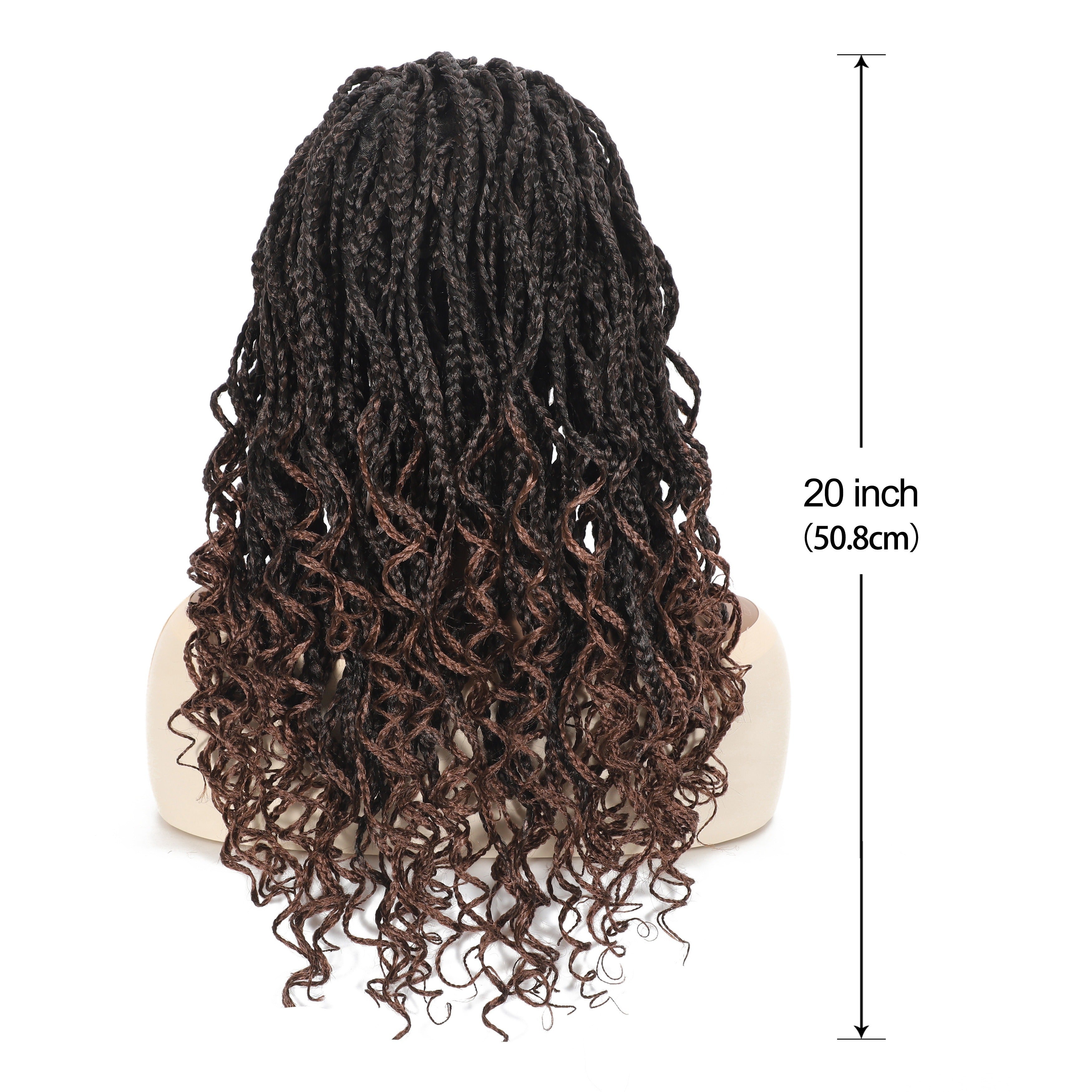 Bohemian Knotless Full Lace Box Braid Wig