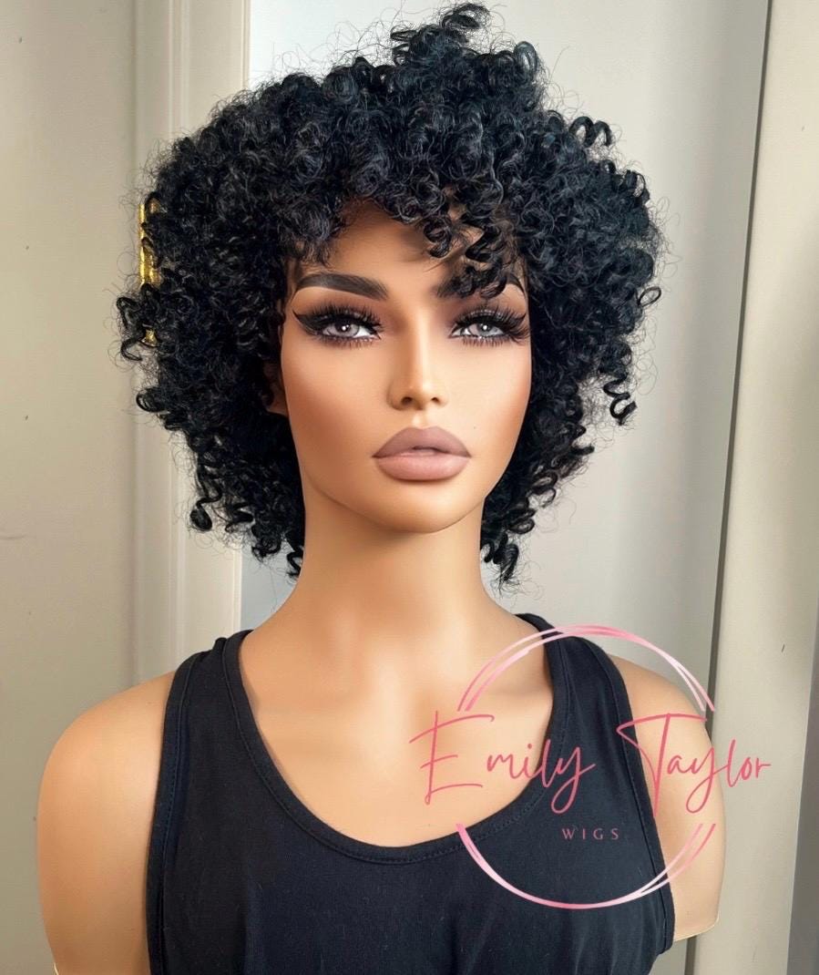 Blonde curly Afro wig | Premium Synthetic fibers| availabile in color T27, 1b/613 and black #1