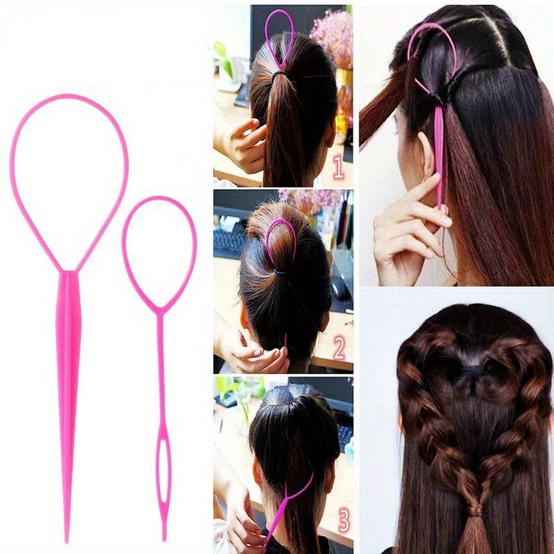 4pcs Hair Loop Tool Set