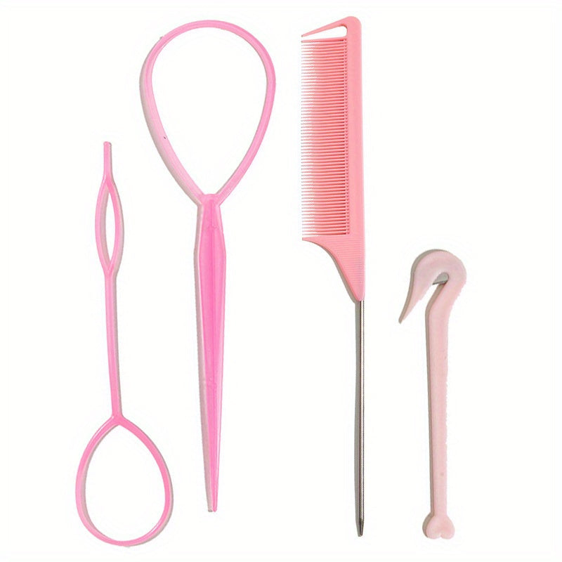 4pcs Hair Loop Tool Set