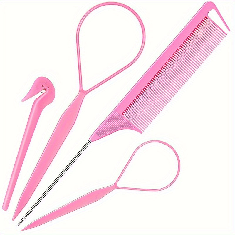 4pcs Hair Loop Tool Set