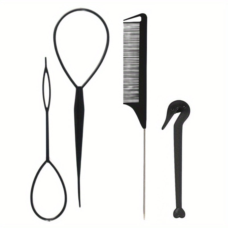 4pcs Hair Loop Tool Set