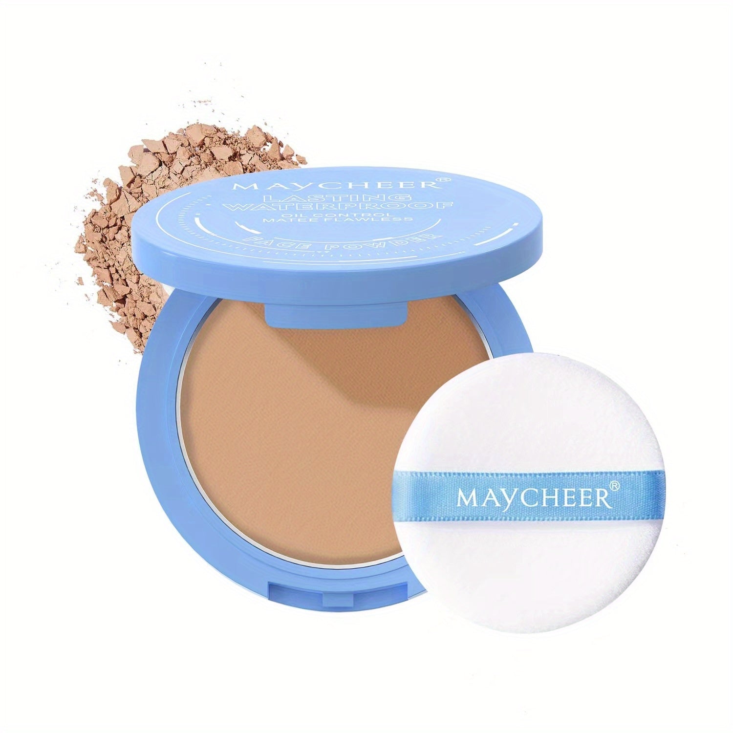 6 Color Waterproof Matte Setting Face Powder