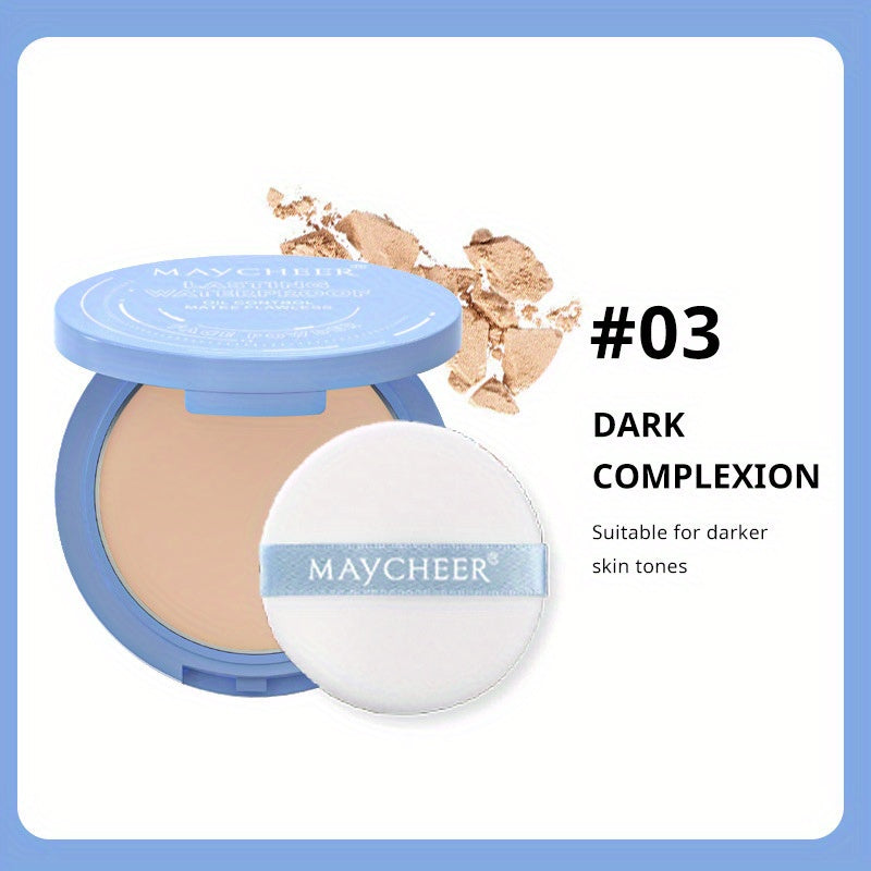 6 Color Waterproof Matte Setting Face Powder