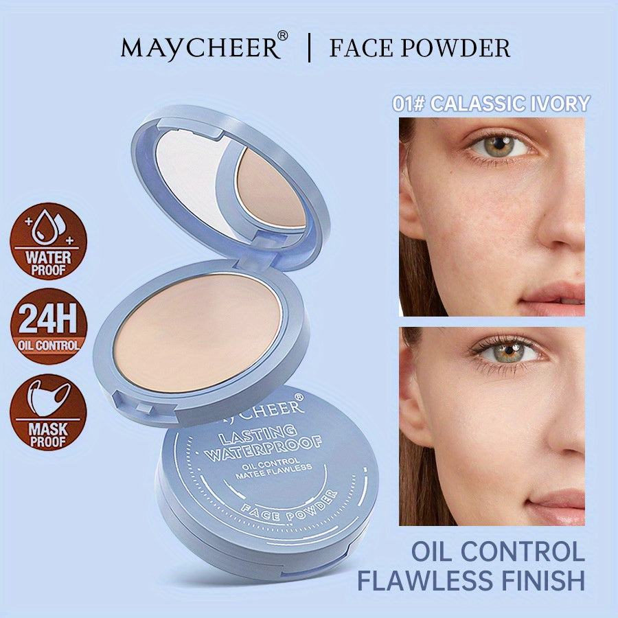 6 Color Waterproof Matte Setting Face Powder