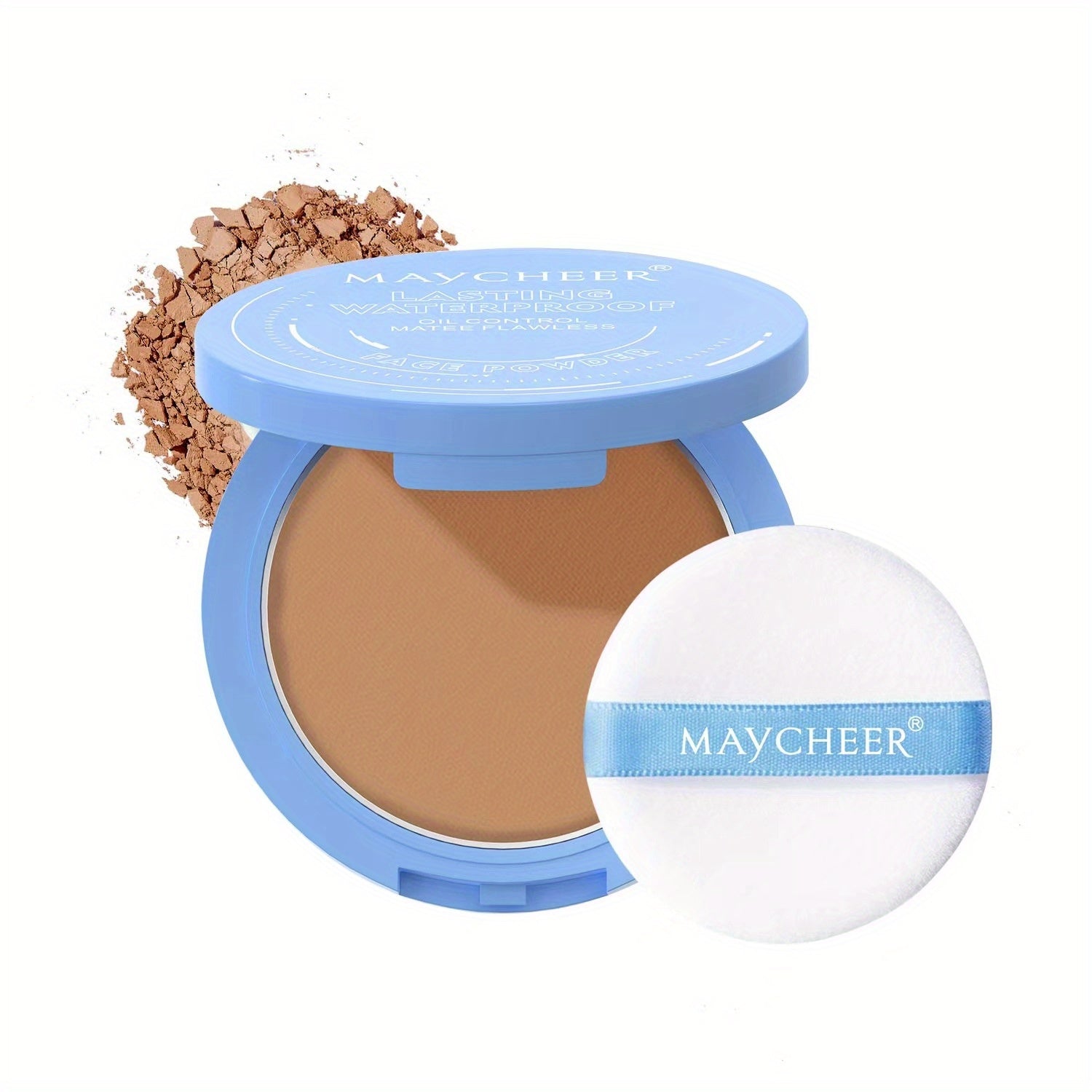 6 Color Waterproof Matte Setting Face Powder