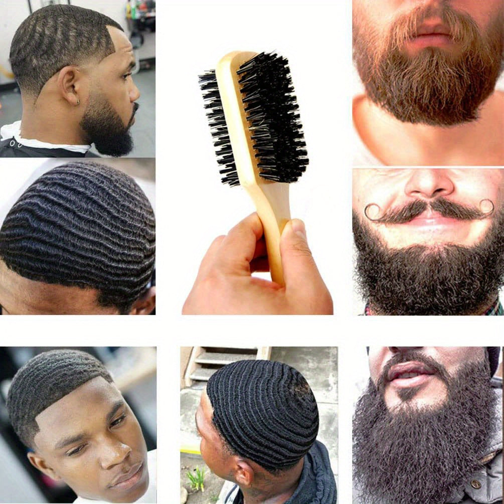 Grooming Brush Set for Men: Beard And Mustache Brush