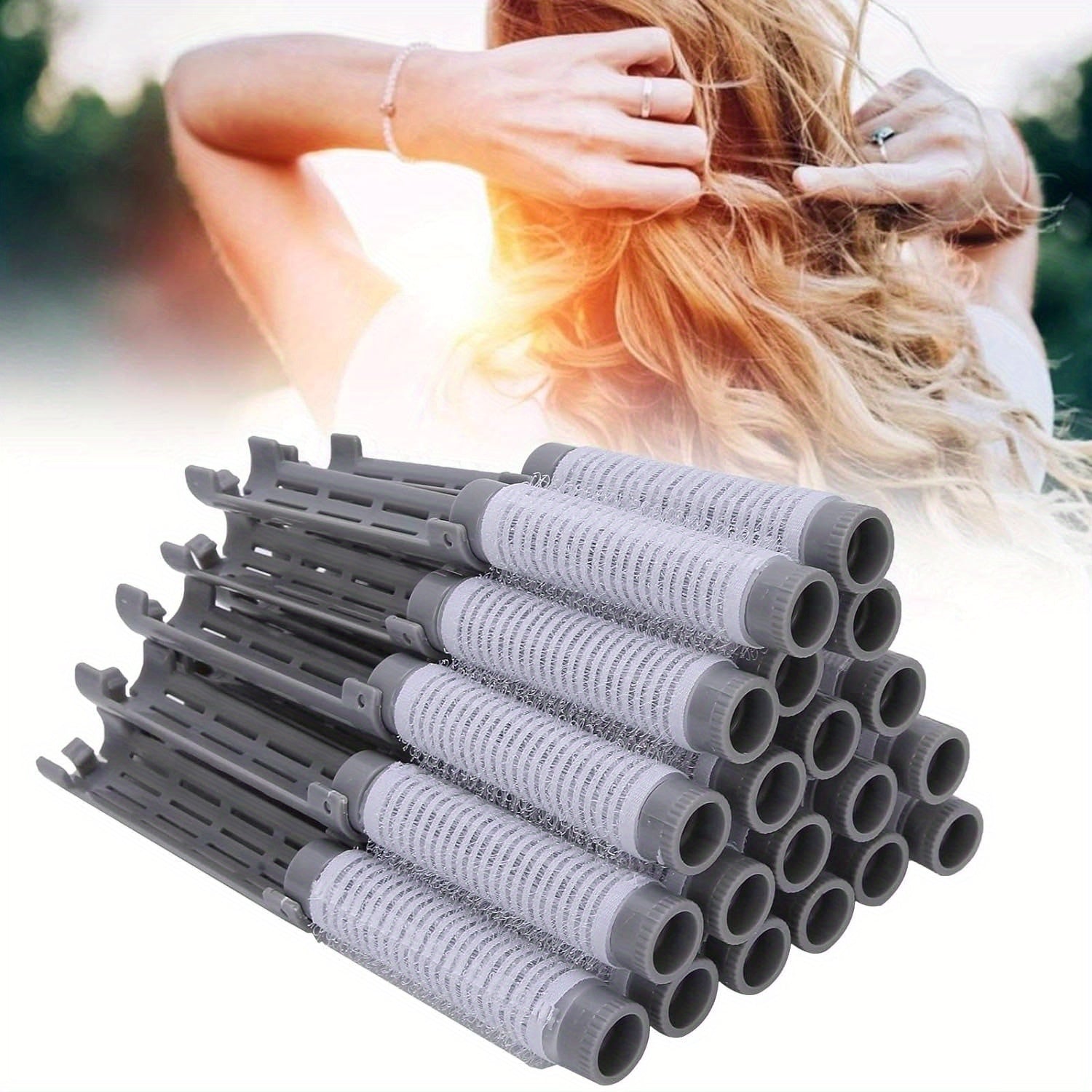 20pcs Hair Perm Rods, Fluffy Perming Rod