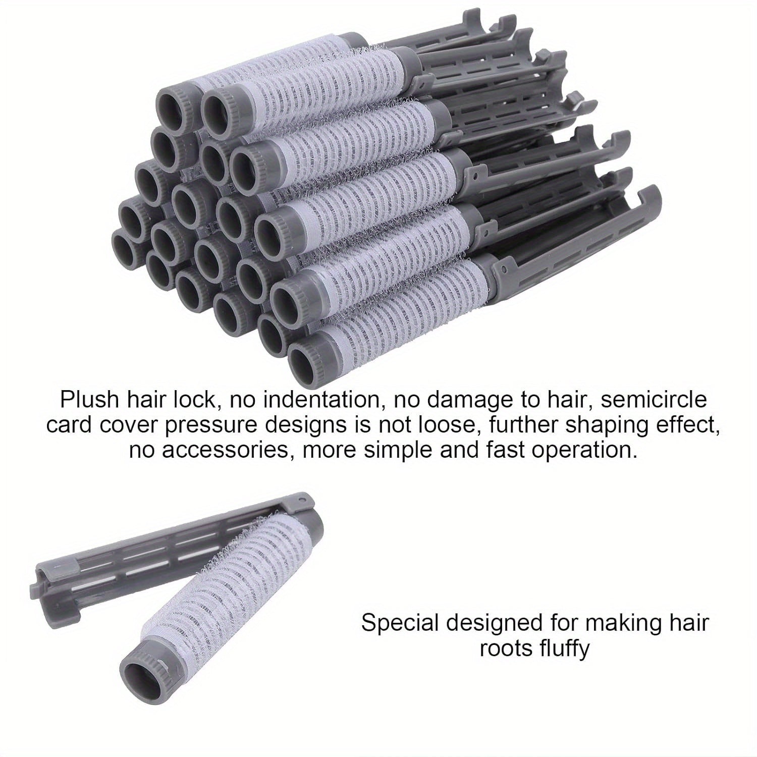 20pcs Hair Perm Rods, Fluffy Perming Rod