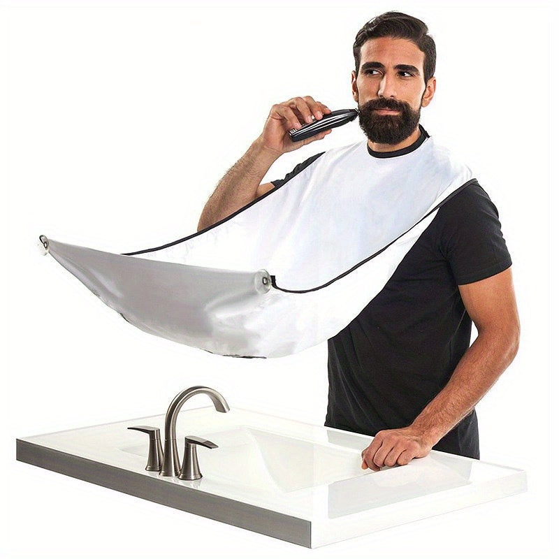 Stainless Steel Beard Grooming Kit, Beard Trimming Scissors, Shaping Razor, Comb, and Beard Blade Set