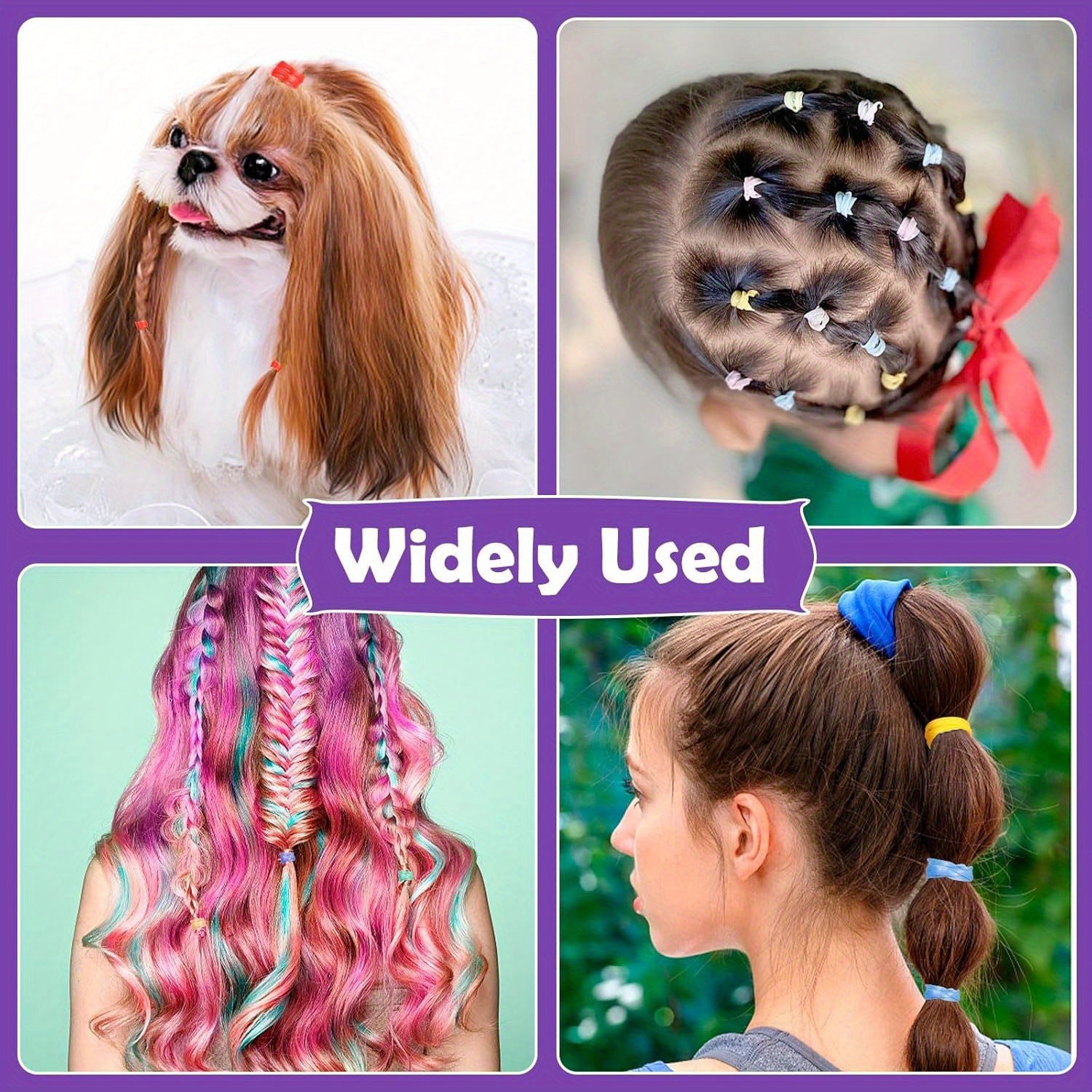 32 Color Hair Cord Headband Kit with Tool Kit