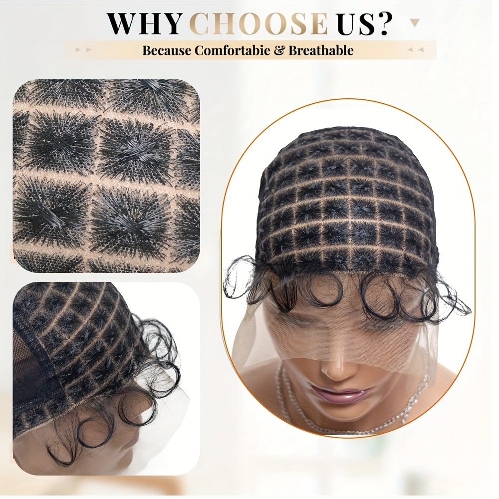 Double Layer Crochet Wig Cap with Baby Hair