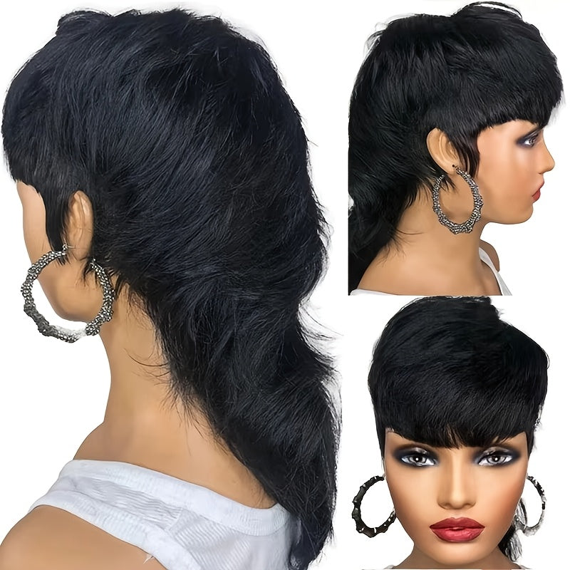 Mullet Wig Pixie Cut Wigs