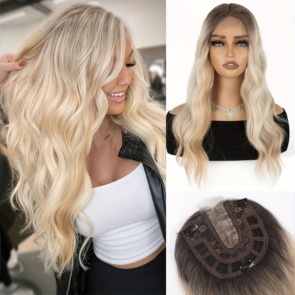 22Inch Clip-In Synthetic Hairpiece To Volume