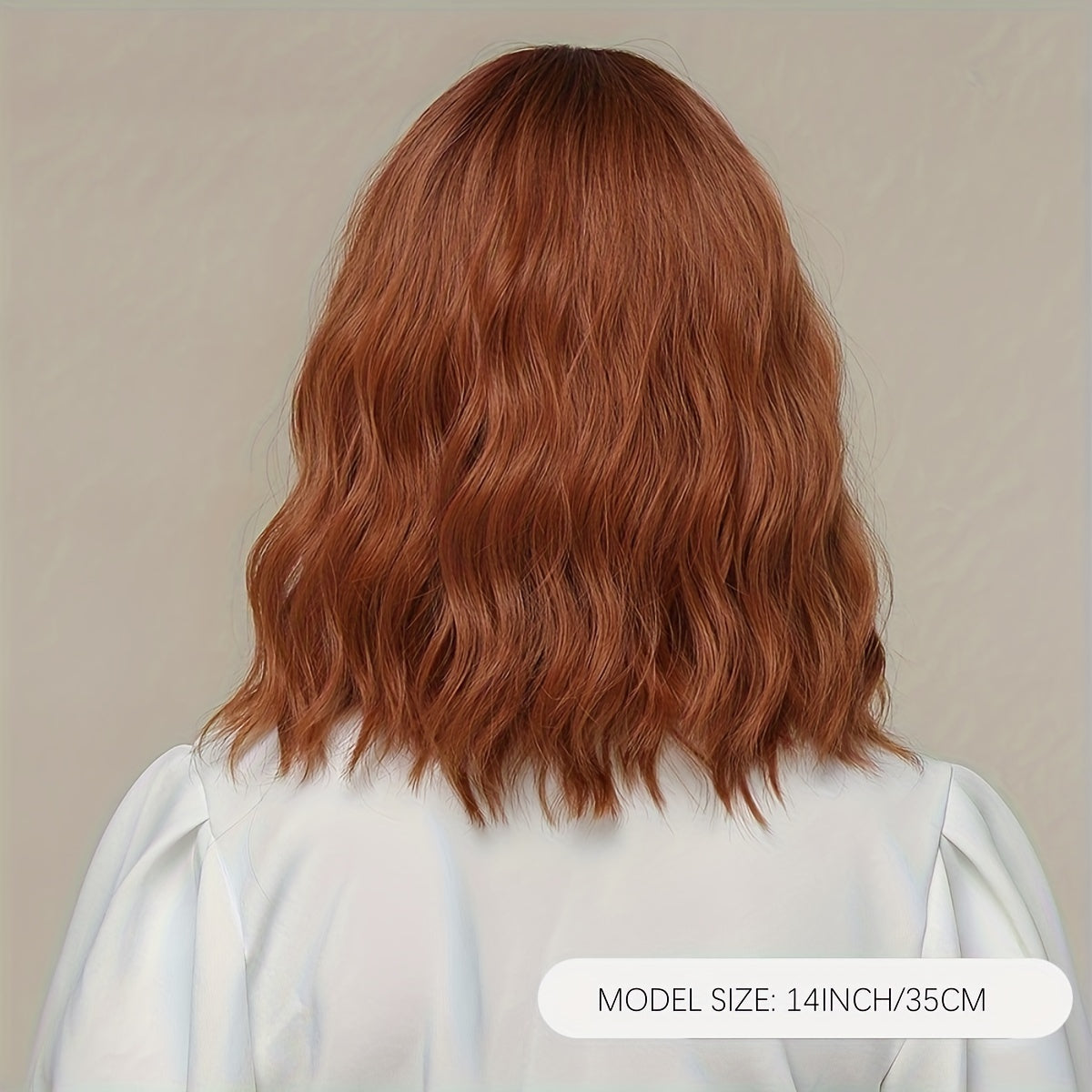 Ginger wig with bang