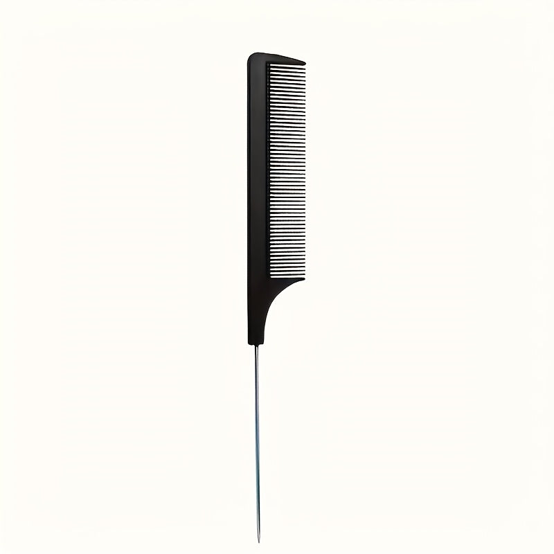 Professional Rat-Tail Comb with Stainless Steel Teeth