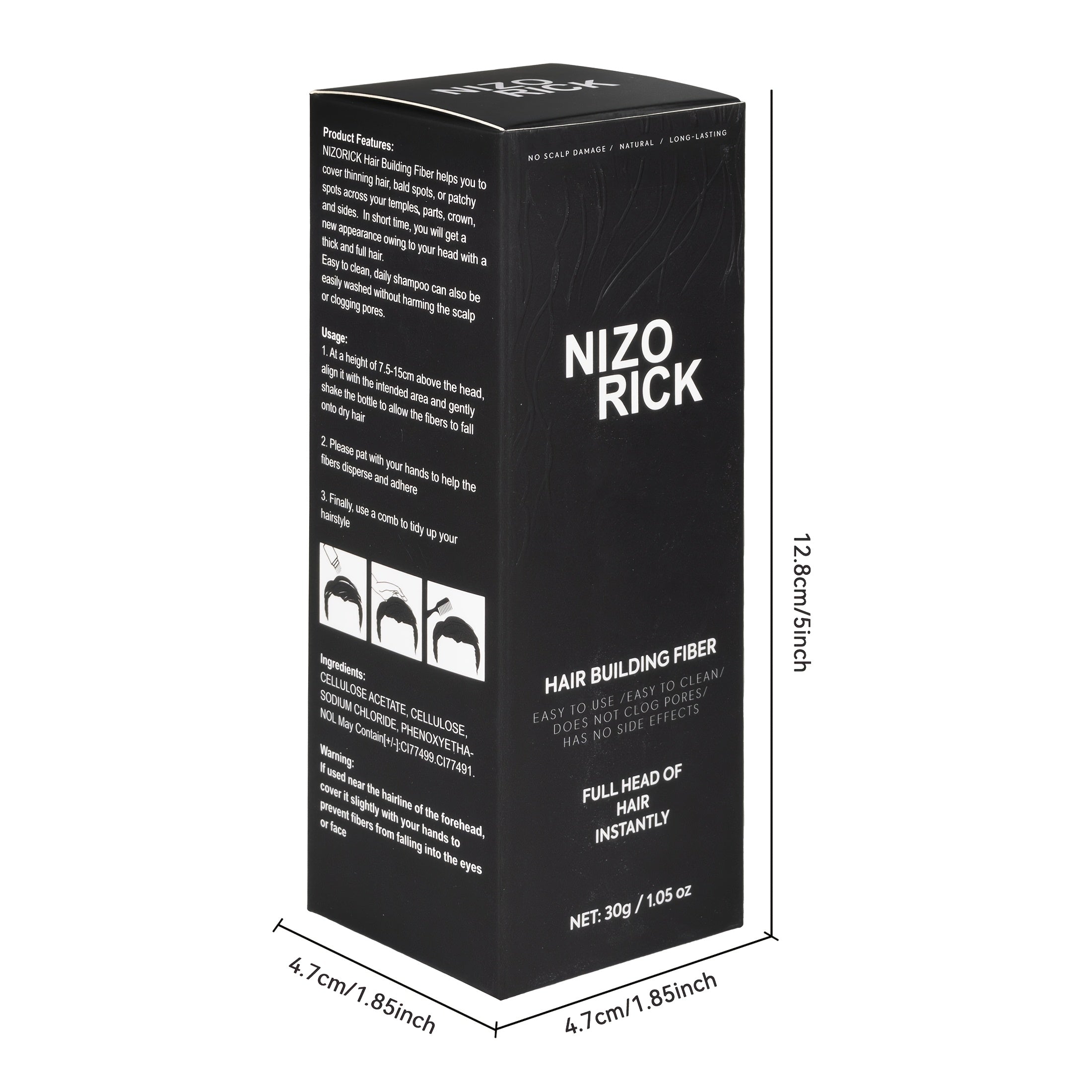 Fiber Powder 30G in Six Colors Hair Thickening Fiber