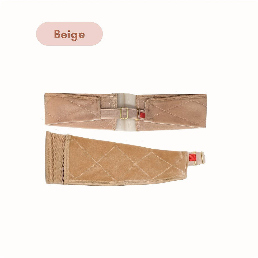 Adjustable Velvet Hairband with Invisible Wigs Strap