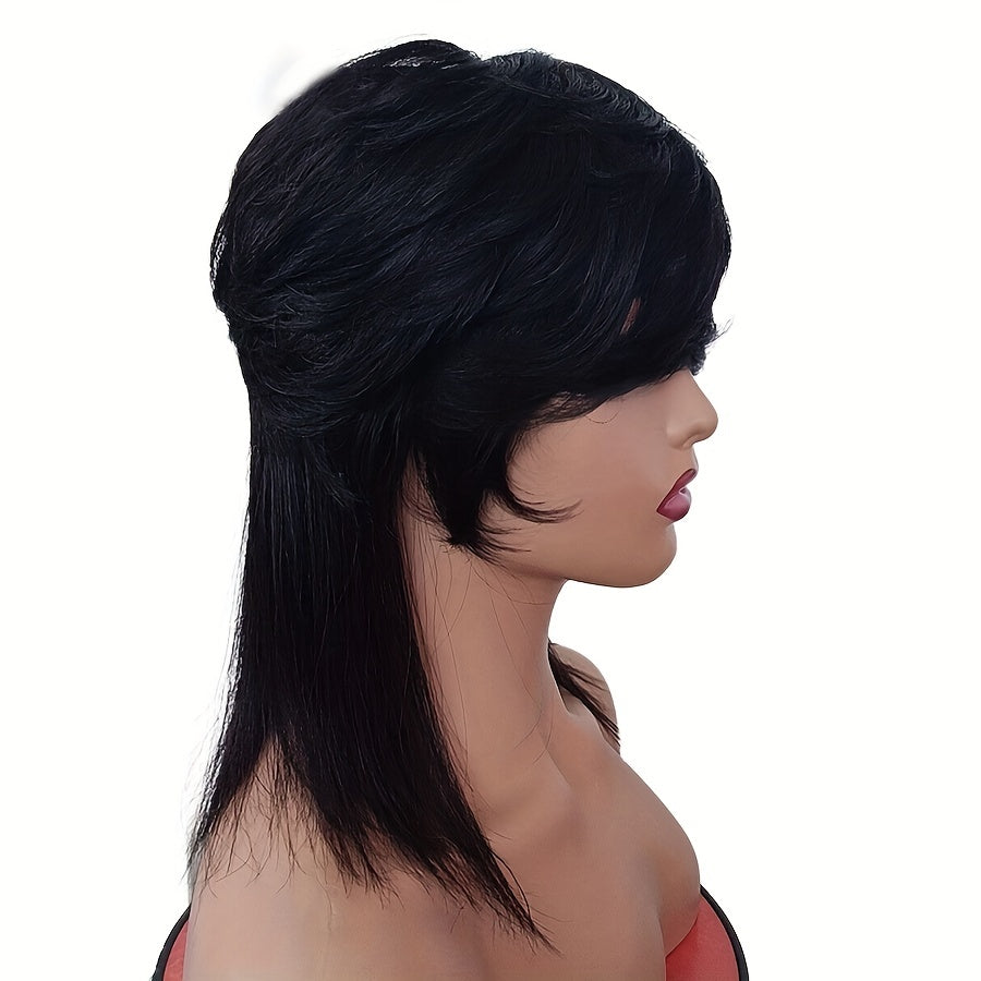 Short Pixie Cut Synthetic Wigs With Bangs