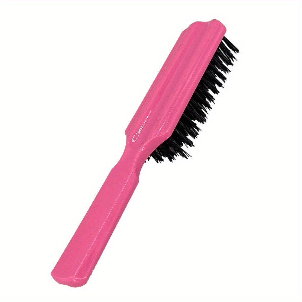 Plastic Handle Nylon Bristle Brush Hairdressing Comb Designed For All Hair Types