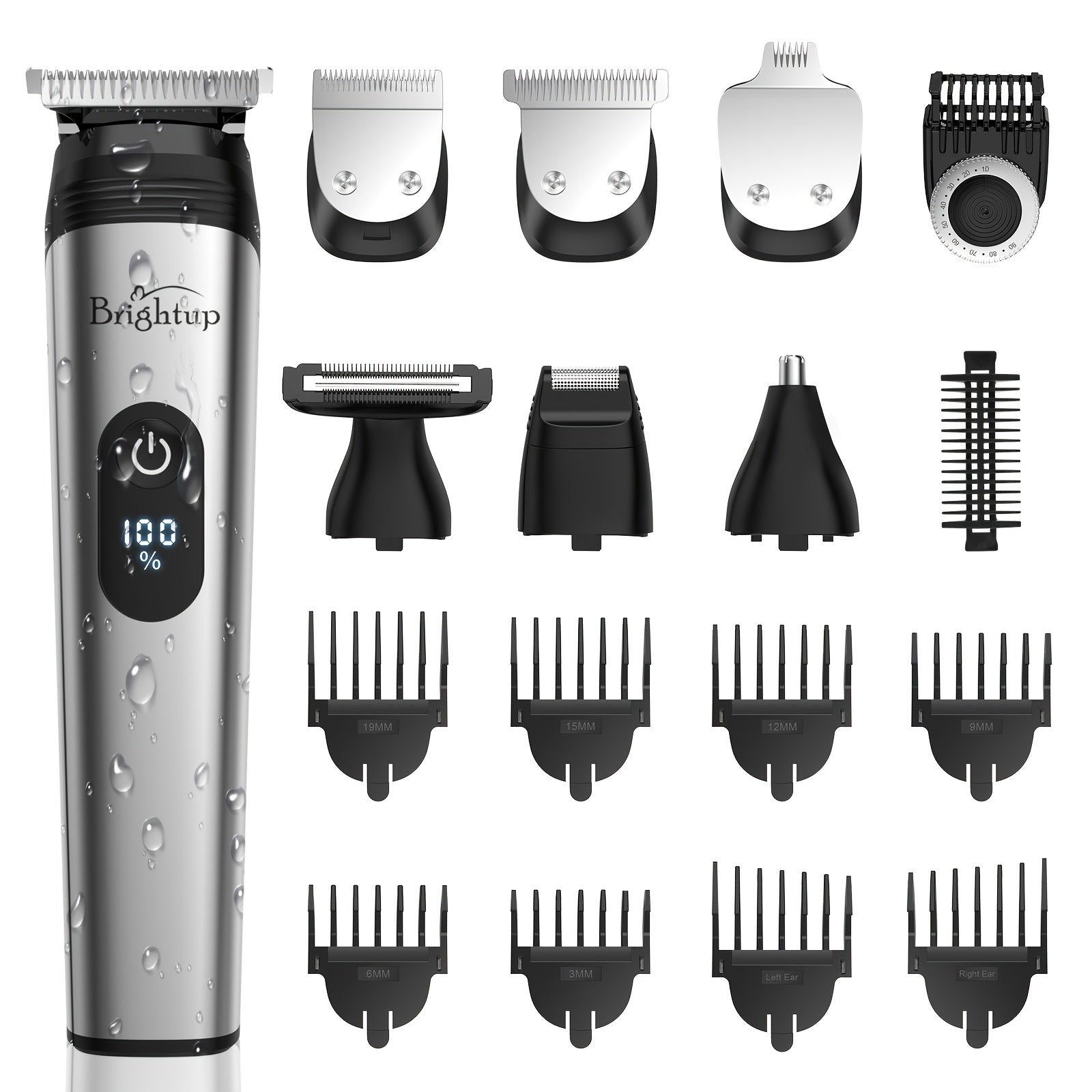 22pcs Beard Grooming Kit with Hair Clippers