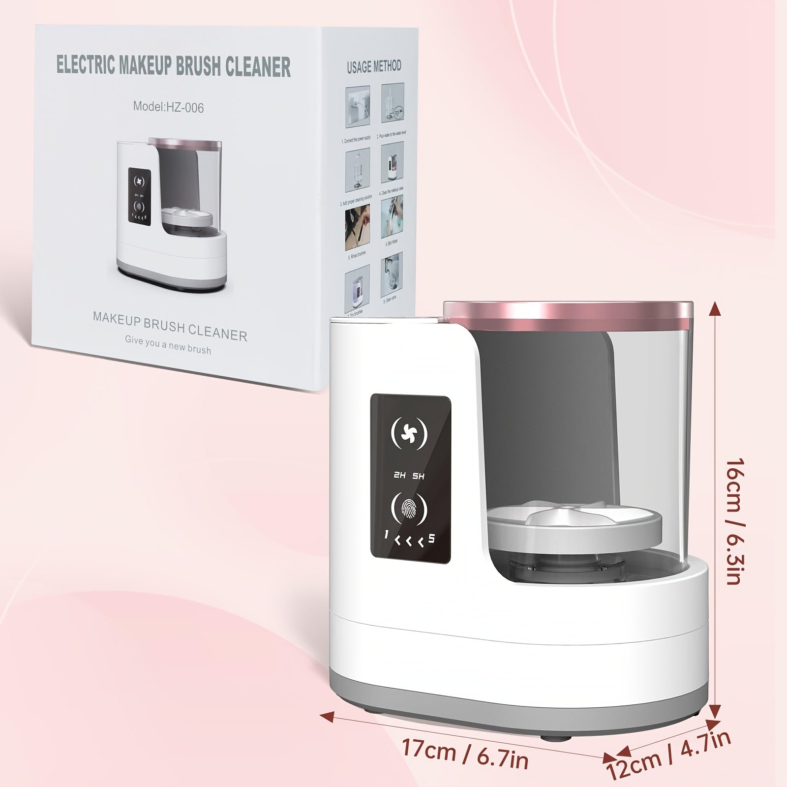 2-in-1 Electric Makeup Brush Cleaner & Dryer