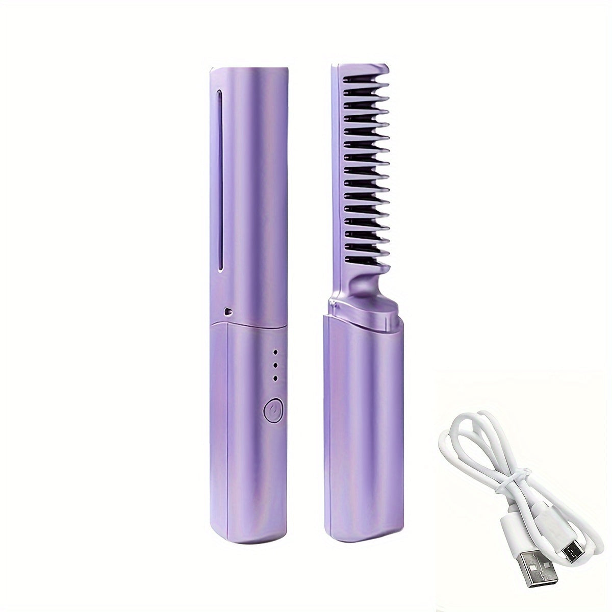 Portable Cordless Hair Straightener for Travel Use