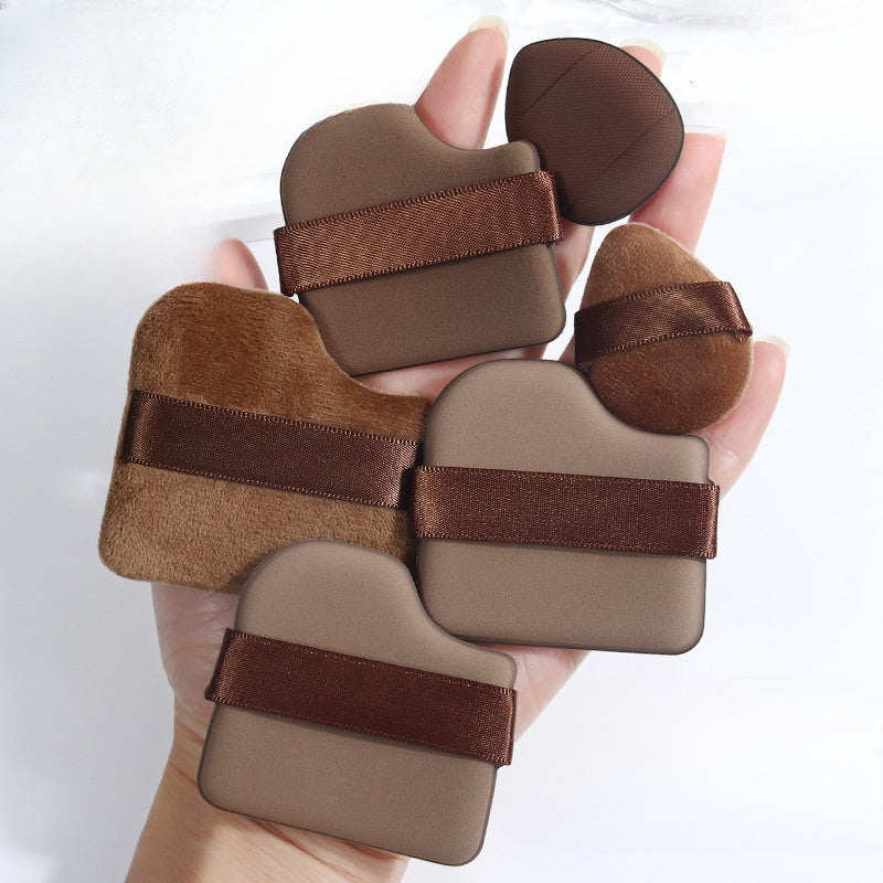 Chocolate Biscuit Style Powder Puff 6 pc