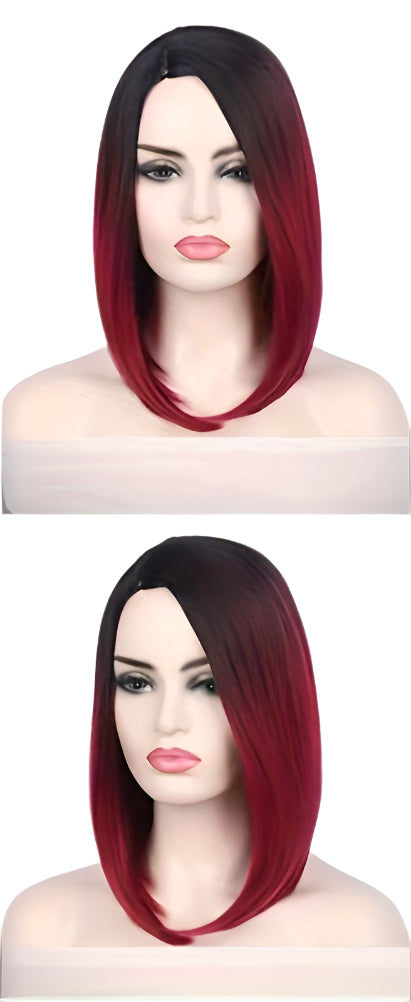 Short Bob Straight Synthetic Ombre Wig