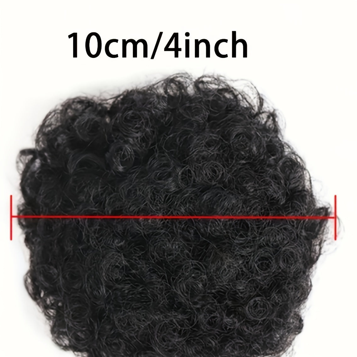 Short Afro Curly Synthetic Clip In Hair Extensions