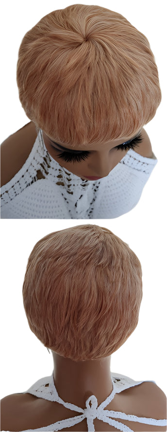 White Pixie Cut Wig