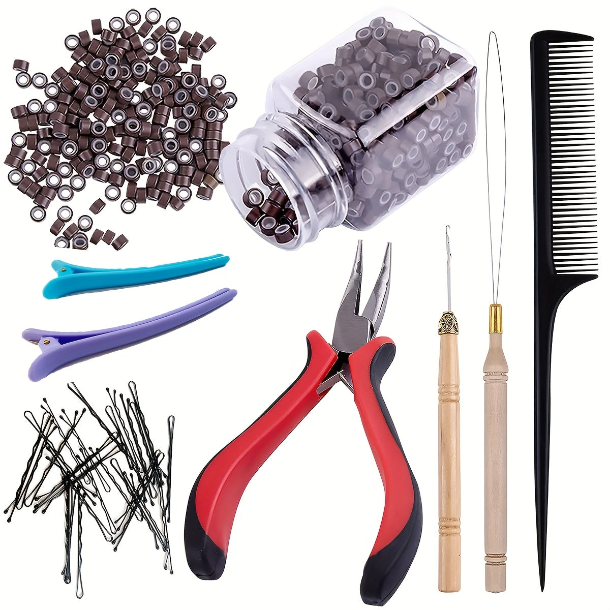 500pcs Hair Extension Kit