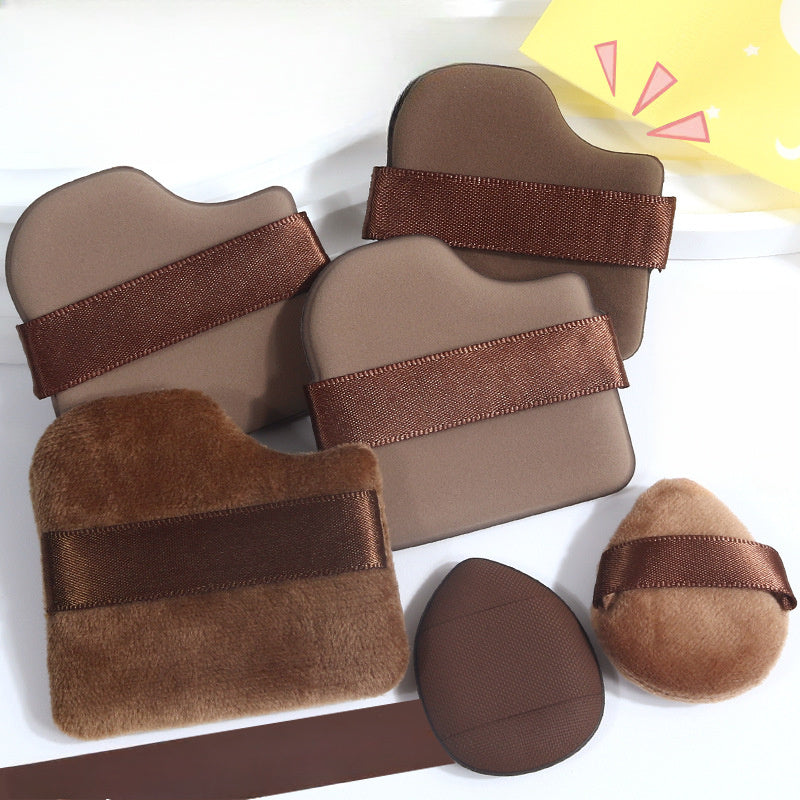 Chocolate Biscuit Style Powder Puff 6 pc