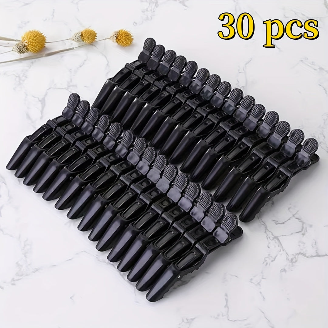 30pcs Vibrant Purple Plastic Hair Clips