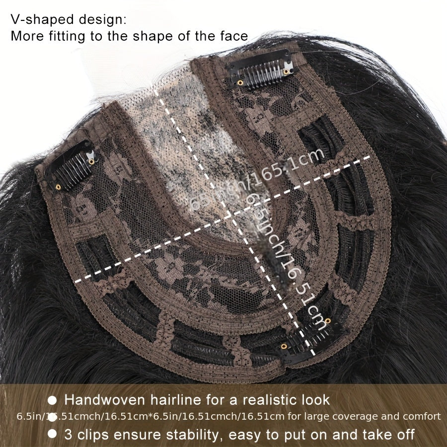 22Inch Clip-In Synthetic Hairpiece To Volume