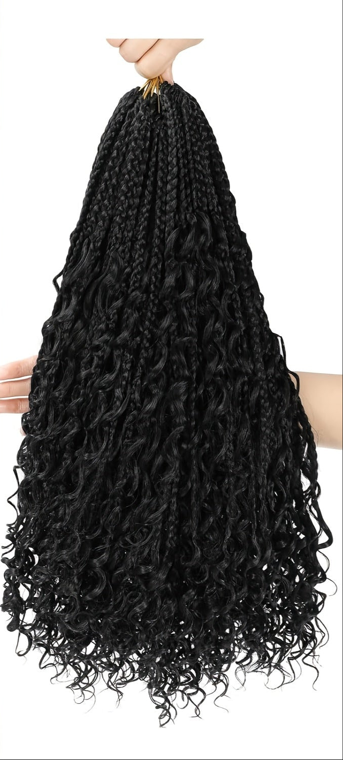 8 Packs Crochet Box Braids-14 Inch/18 Inch/24 Inch Boho Box Braids