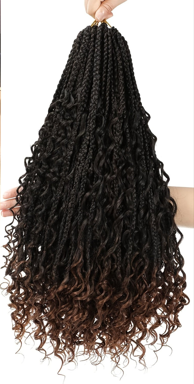 8 Packs Crochet Box Braids-14 Inch/18 Inch/24 Inch Boho Box Braids