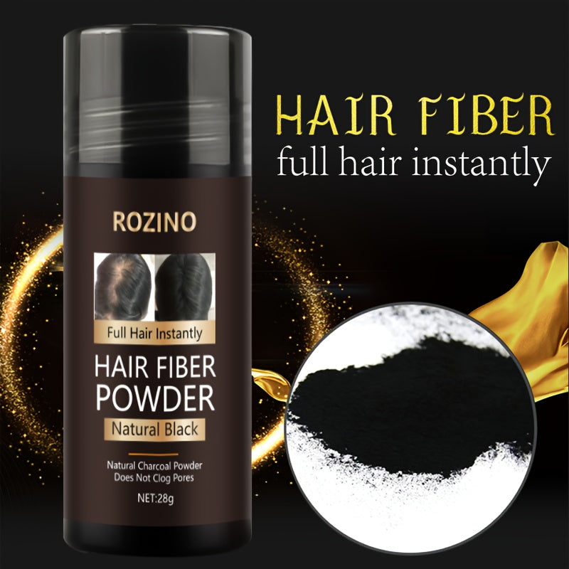 Rozino Hair Fiber Powder - Instantly Thicker Fuller Hair for Men & Women